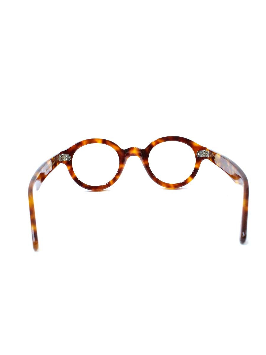 レスカルネティエ La Corb's メガネ ブラウン セルフレーム ボストン デミ柄 IT6LYIKLG2UG