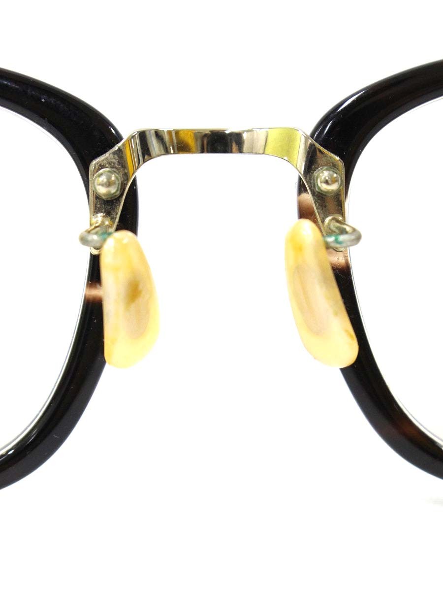 BJクラシックコレクション CRAFTSMAN EDITION SHINBARI SH-C579 メガネ ブラウン/ゴールド セルフレーム IT7F9FSZSVWL
