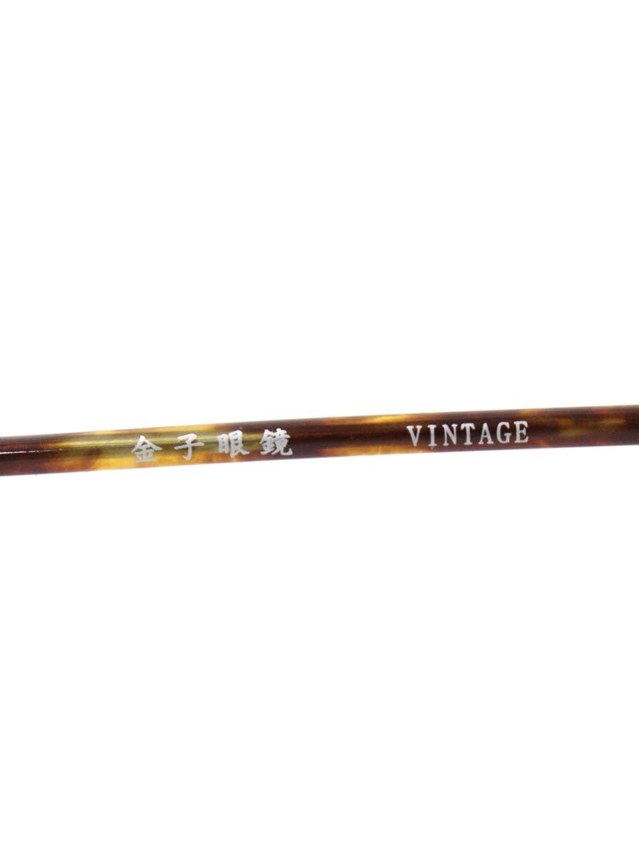 金子眼鏡 VINTAGE KV-34 DEMI ブラウン コンビフレーム ハーフリム ボストン ITIL9TZIA8LK