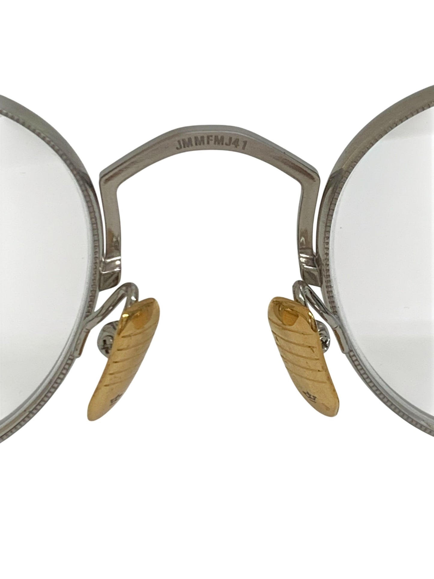 ジャックマリーマージュ FULL METAL JACKET JMMFMJ41 メガネ シルバー メタルフレーム フルリム ラウンド IT2351X91N76