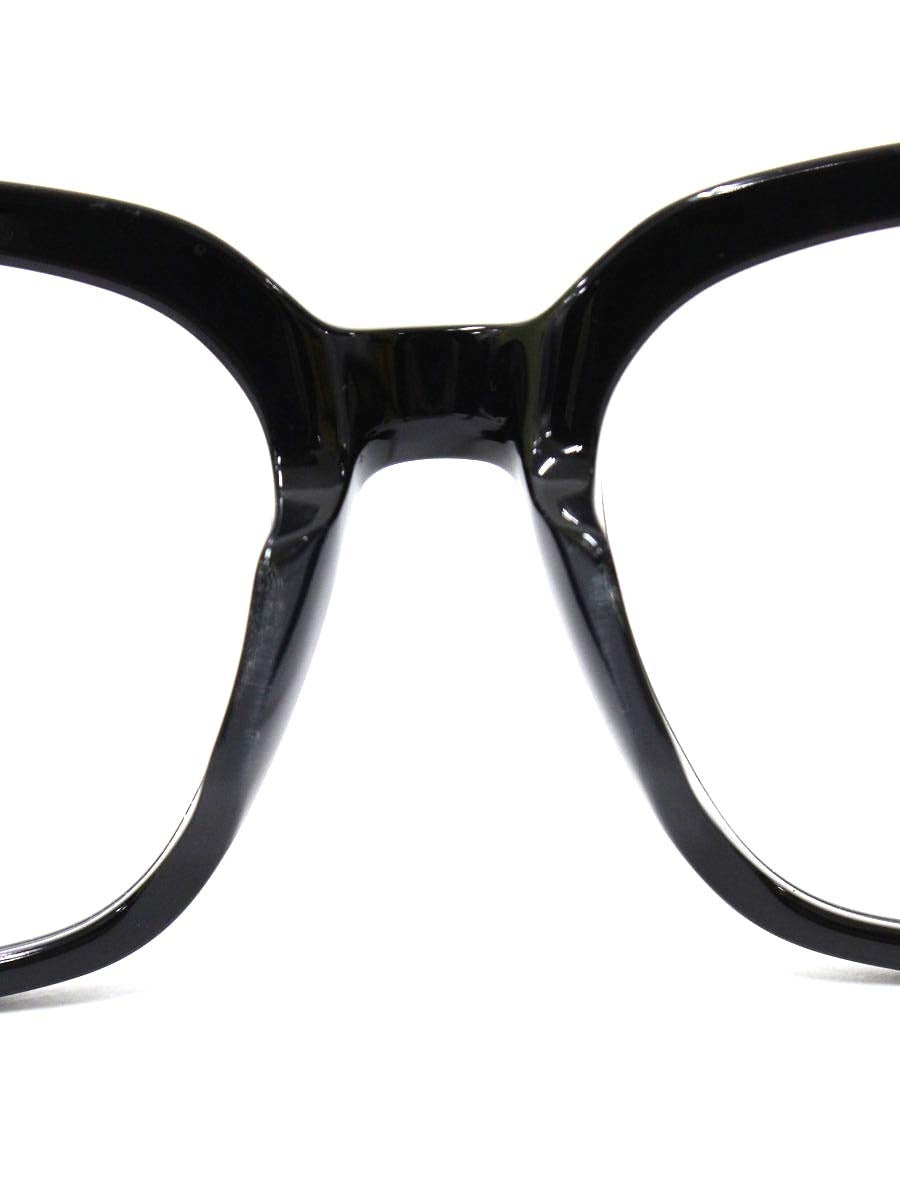 ジェントルモンスター Una.C N 01 メガネ ブラック セルフレーム フルリム スクエアシェイプ ITXEMRTVV334