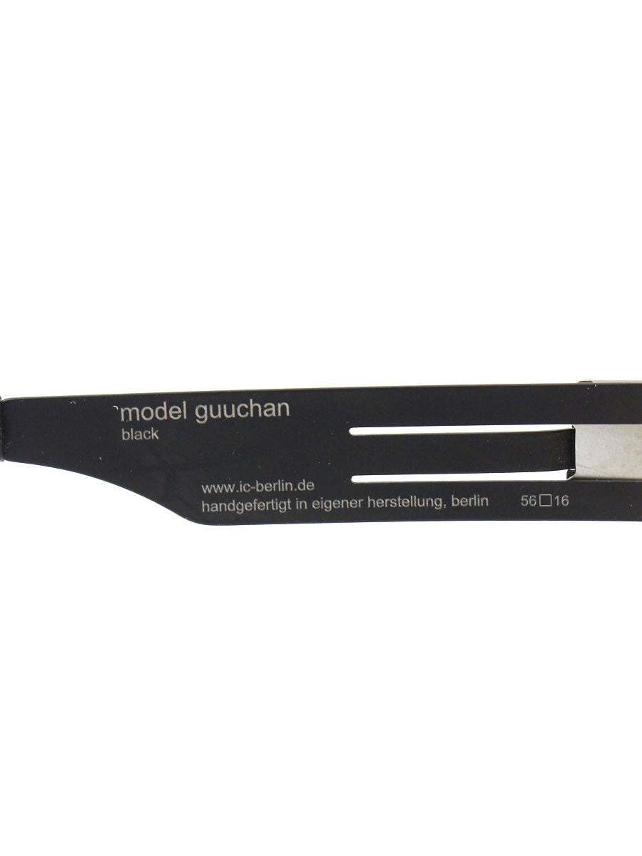 アイシーベルリン Guuchan メタルフレーム フルリム オーバル ブラック ITOIH847Z8M1