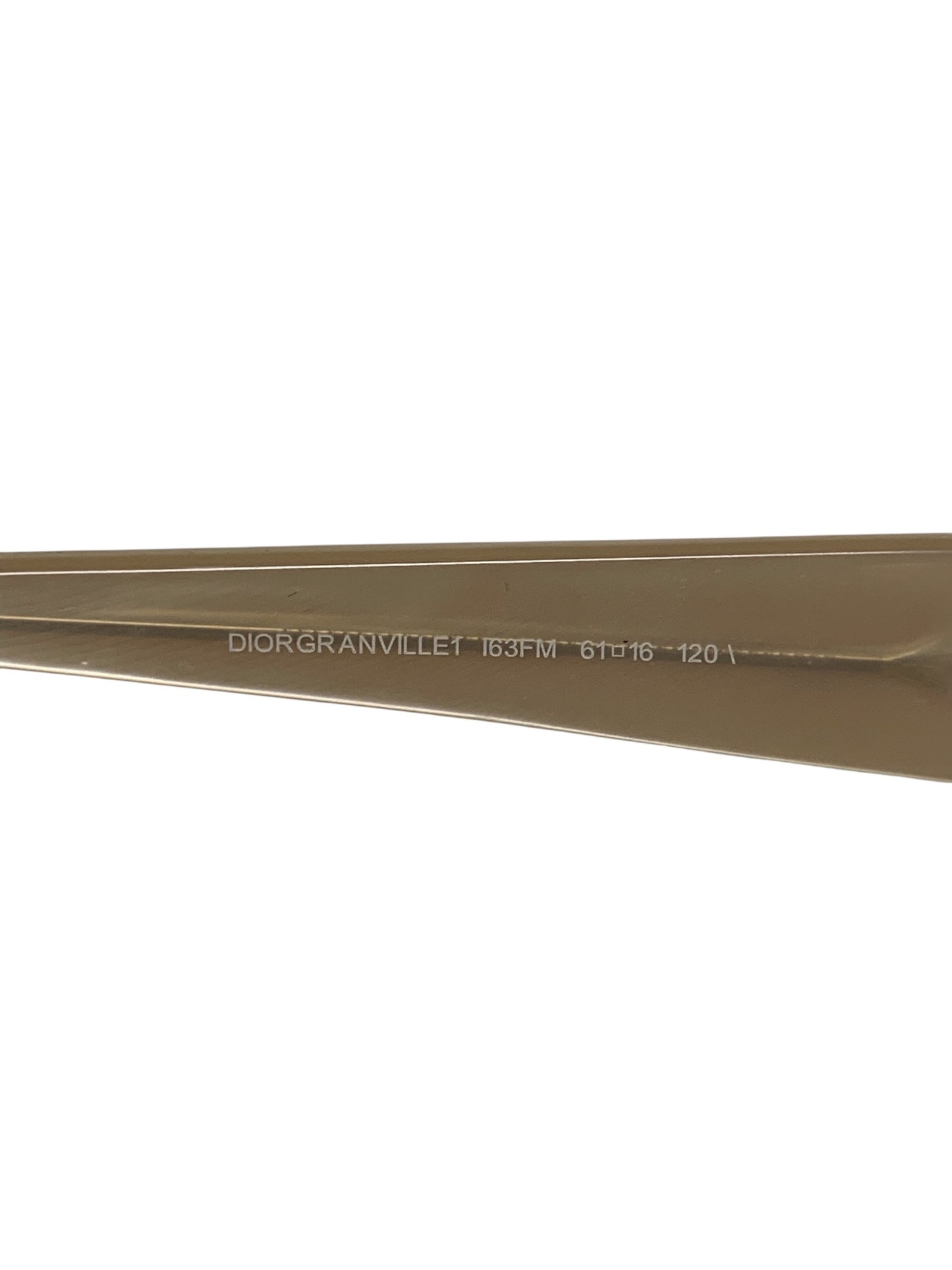 クリスチャンディオール 163FM サングラス ブラウン セルフレーム フルリム カナージュ IT3D71IL25V4