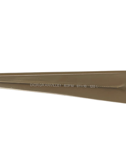 クリスチャンディオール 163FM サングラス ブラウン セルフレーム フルリム カナージュ IT3D71IL25V4