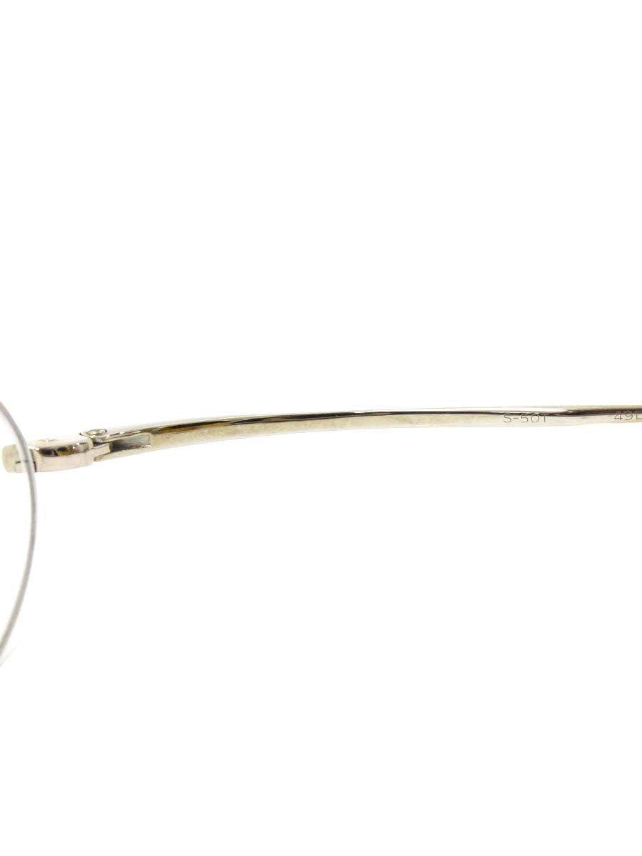 フォーナインズ S-50T メガネ ライトゴールド オーバル メタルフレーム ITJXKA50CHUW