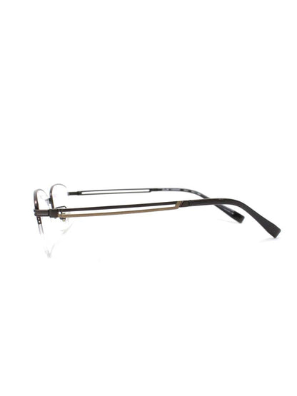 ラインアートシャルマン XL1869 メガネ ブラウン コンビフレーム フルリム スクエア IT694J4W7LXQ