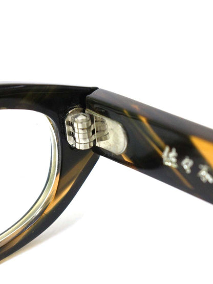 佐々木與市 メガネ ブラウン T507-4 セルフレーム フルリム スクエア ITF1U4SBRUAU