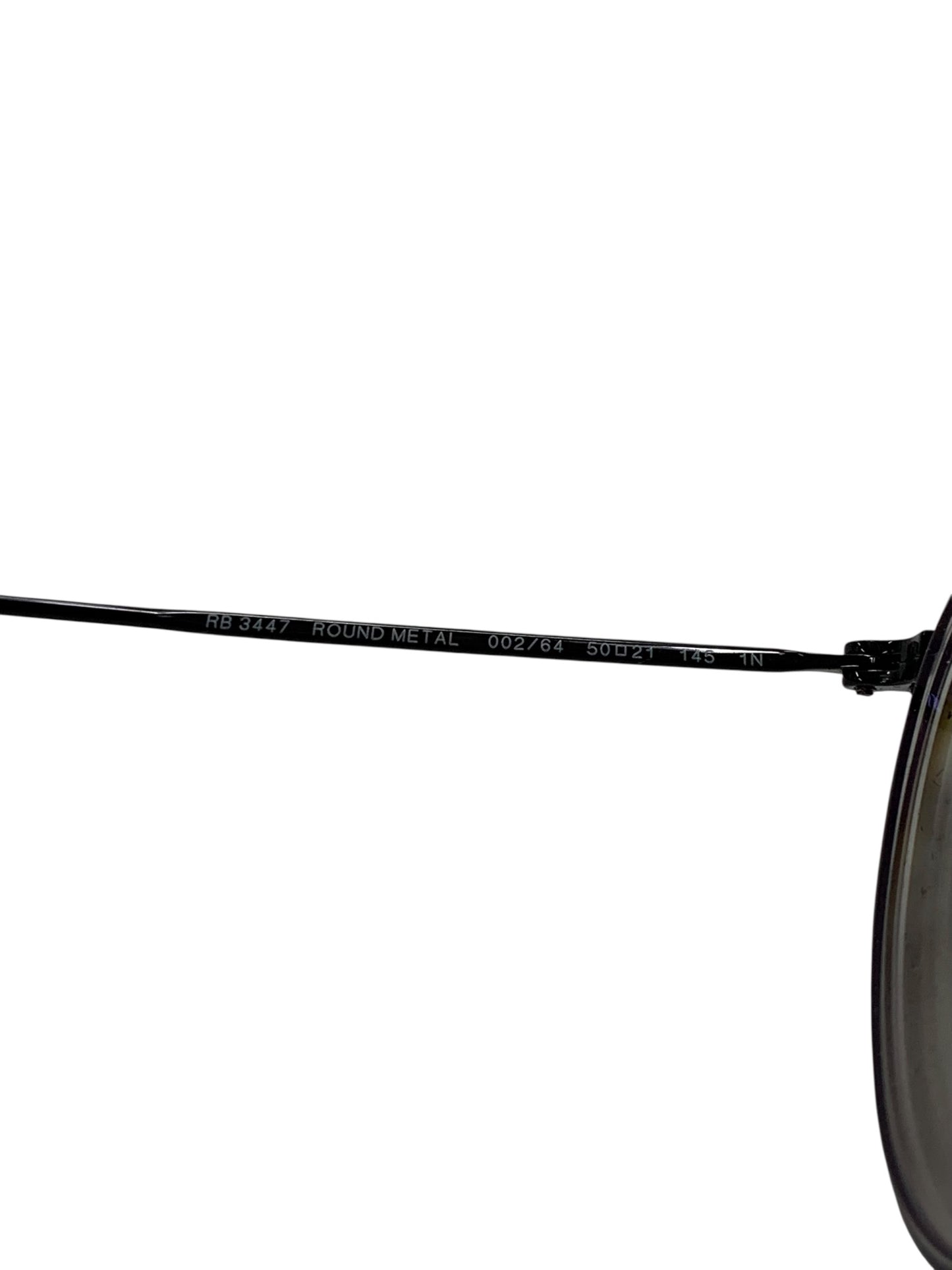 レイバン ROUND METAL RB3447 サングラス ブラック ラウンドメタル フルリム ラウンド ITU6789LI1IG