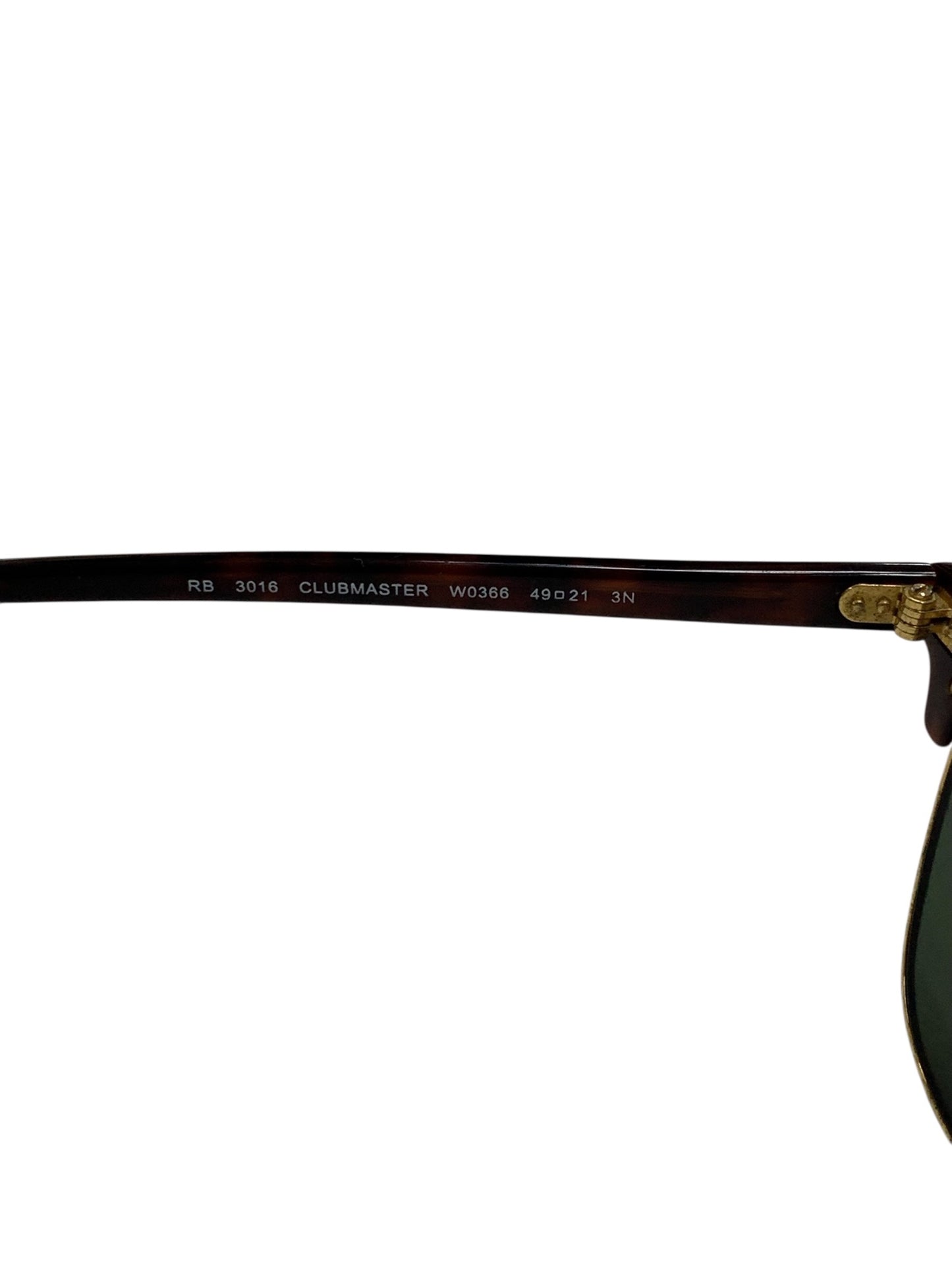 レイバン クラブマスター RB3016 サングラス ブラウン コンビフレーム フルリム ウェリントン IT2KG1BXWH74