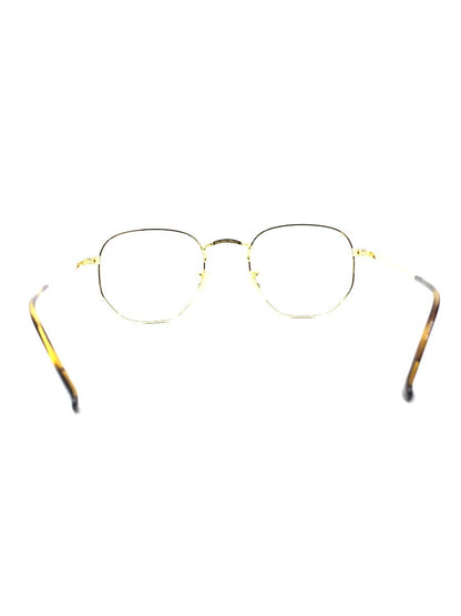 レイバン HEXAGONAL OPTICS RB6448 2500 メガネ ゴールド/ブラウン メタルフレーム フルリム ヘキサゴンシェイプ ITGRSC3NLEME