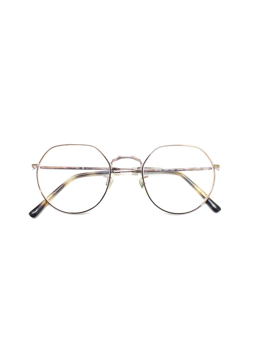 レイバン RB6465 メガネ ピンク メタルフレーム フルリム ボストン IT53H4MCD5MC