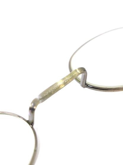 井戸多美男 T415-5 メガネ アンティークゴールド/グレー コンビフレーム フルリム オーバル 手造り ITA42F2J29ES