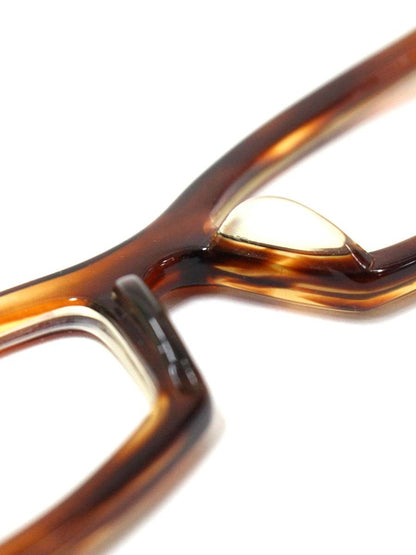 双源 第五作 メガネ ブラウン 手造 セルフレーム フルリム スクエア IT0JNQMTJHVE