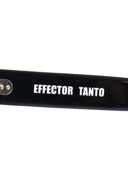 エフェクター TANTO タント メガネ ブラック セルフレーム ウェリントン ITFSSVRZONBK
