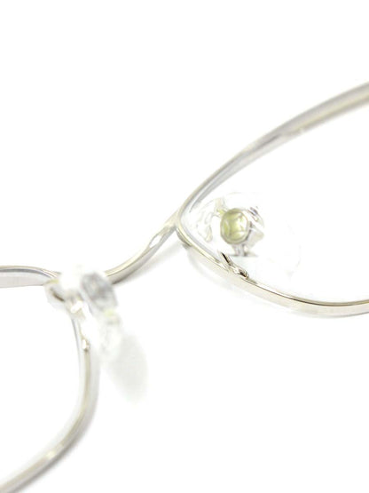 フォーナインズ S-806T メガネ シルバー チタン スクエア ITHMI6YH5QMM