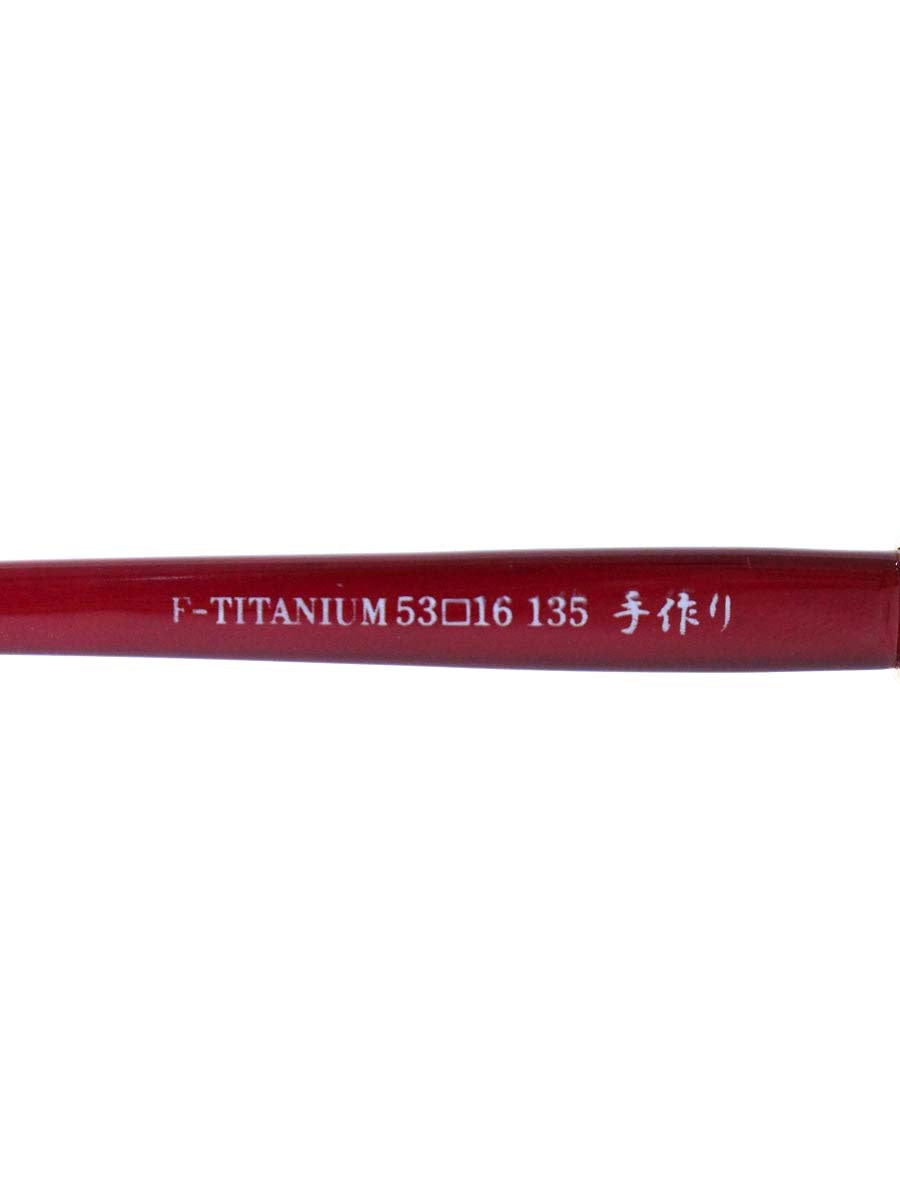 中村勘三郎 KN-2671 メガネ ゴールド/ホワイトラメ シープホーン スワロフスキー リムレス ITWM43O9IL1C