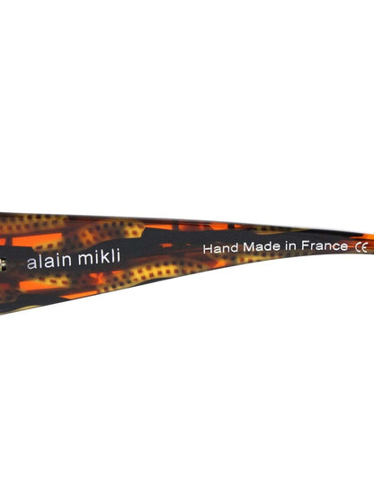 アランミクリ AL0322 B06G メガネ ブラウン/オレンジ 限定カラー セルフレーム フルリム スクエア ITC1404HJJLQ