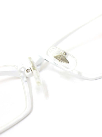 サムライ翔 リラックスライン 仁 SS-J33 LTD メガネ ホワイト 限定カラー メタルフレーム フルリム スクエア ITIE1K78F6ES