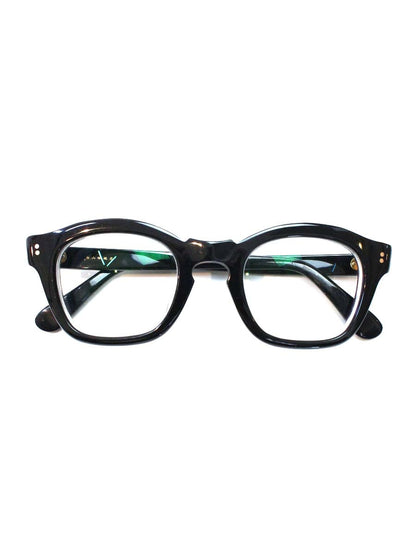白山眼鏡店 B6 メガネ ブラック セルフレーム IT8RKEJ9WJLK