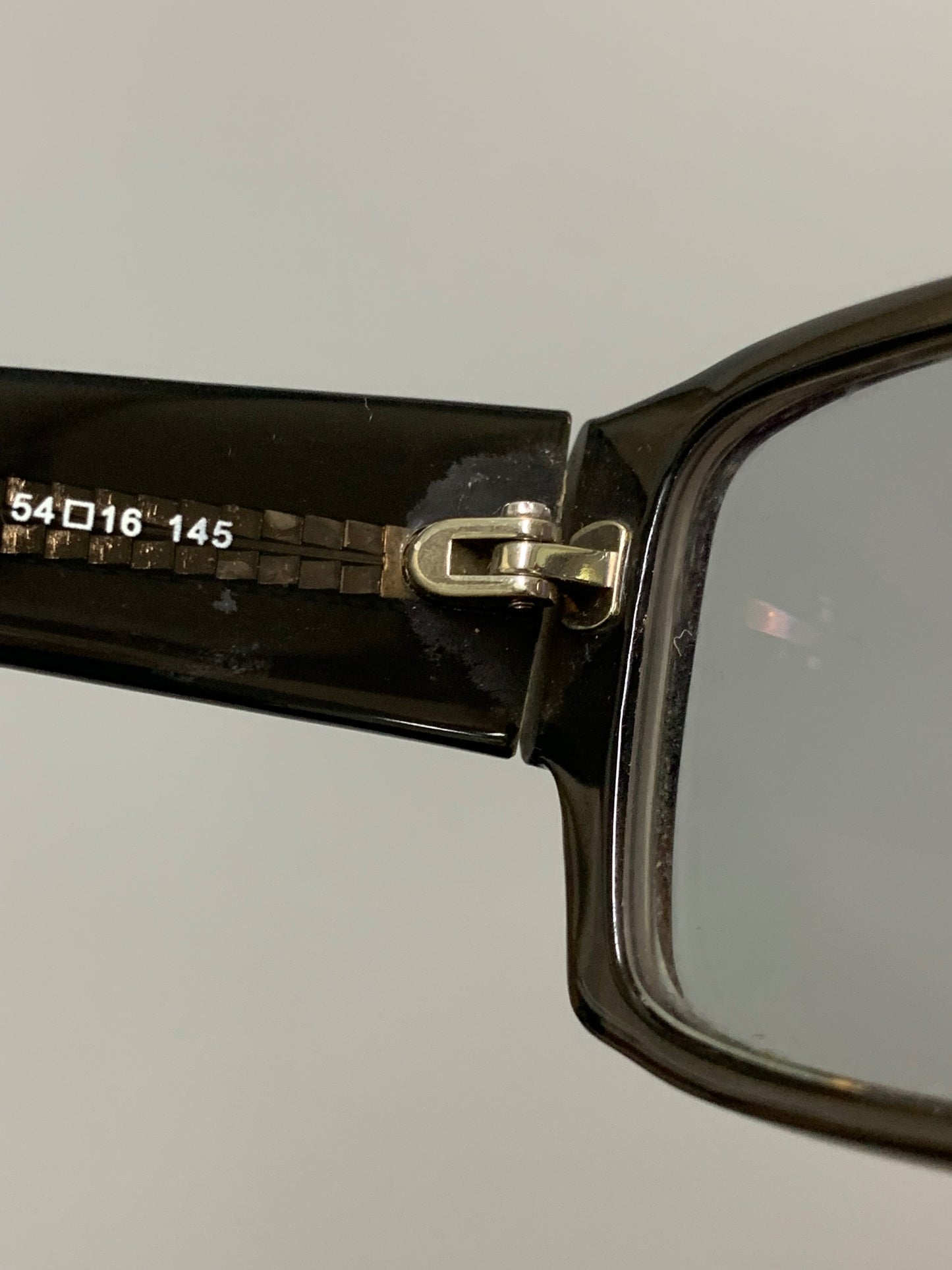 バーバリーブラックレーベル BC6004 メガネ ダークグレーブラウン セルフレーム フルリム スクエアシェイプ IT3E35Q5YZ5G