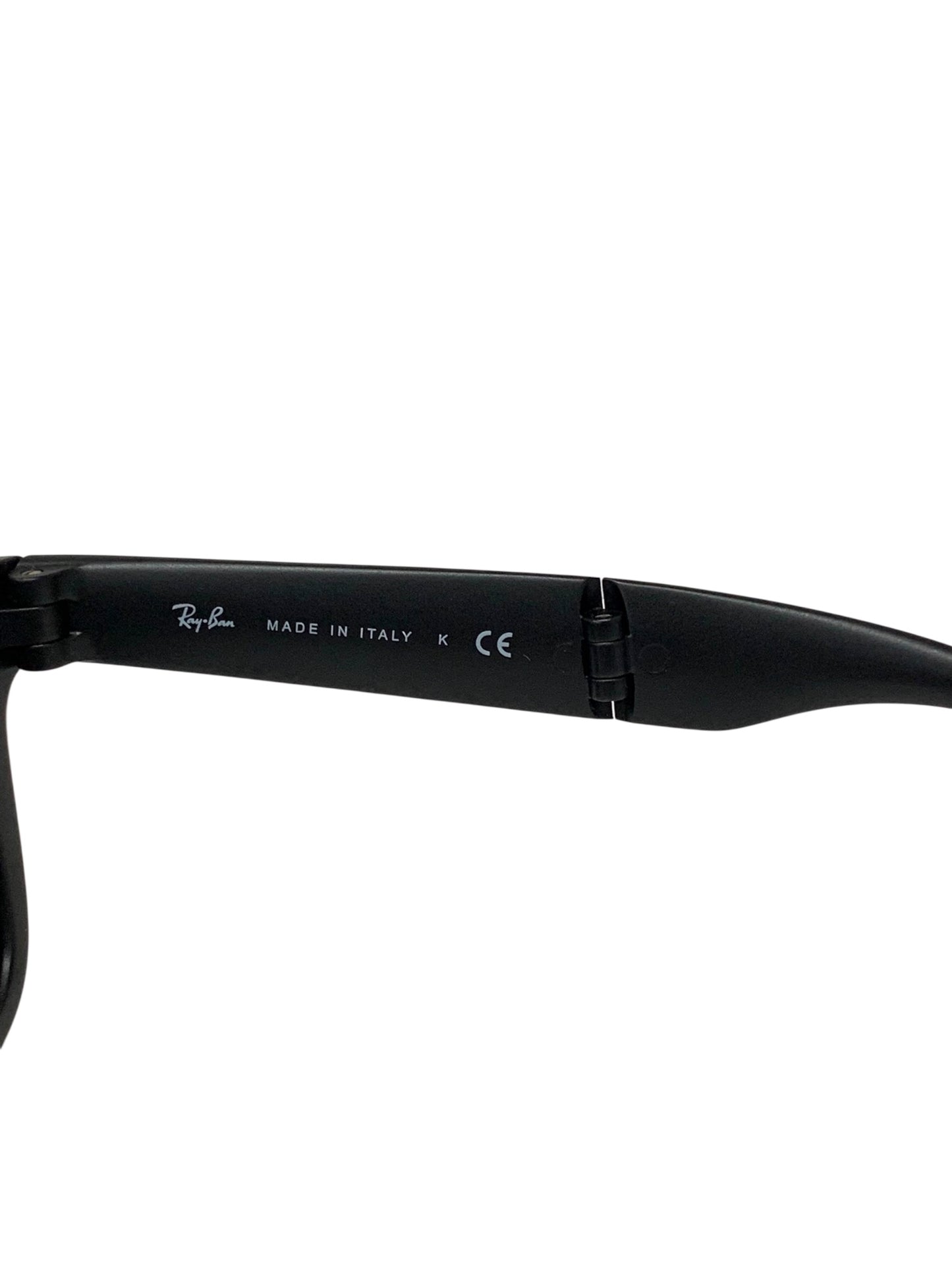 レイバン Wayfarer Folding RE4105 サングラス ブラック セルフレーム フルリム ウェリントン ITF8P2YCJEXC