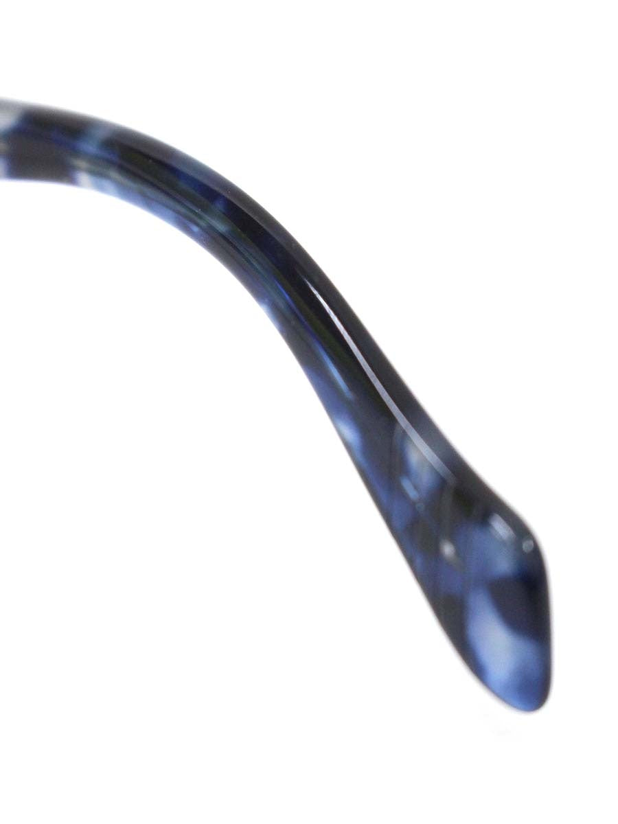 トミーヒルフィガー TH1302/F メガネ ブラック/ブルー メタルフレーム ハーフリム スクエア ITE9C0YPIZJ0