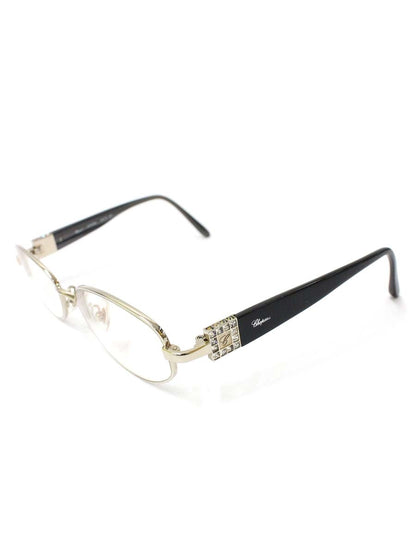 ショパール VCH798J メガネ シルバー/ブラック/グレー ラインストーン ITF8WBP9D5LX