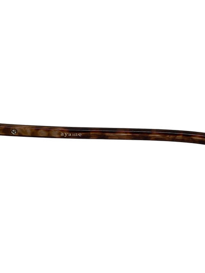 ayame（アヤメ） SIPPOU メガネ ブラウン シッポウ コンビフレーム フルリム ラウンド IT6LWJ8UFRCI