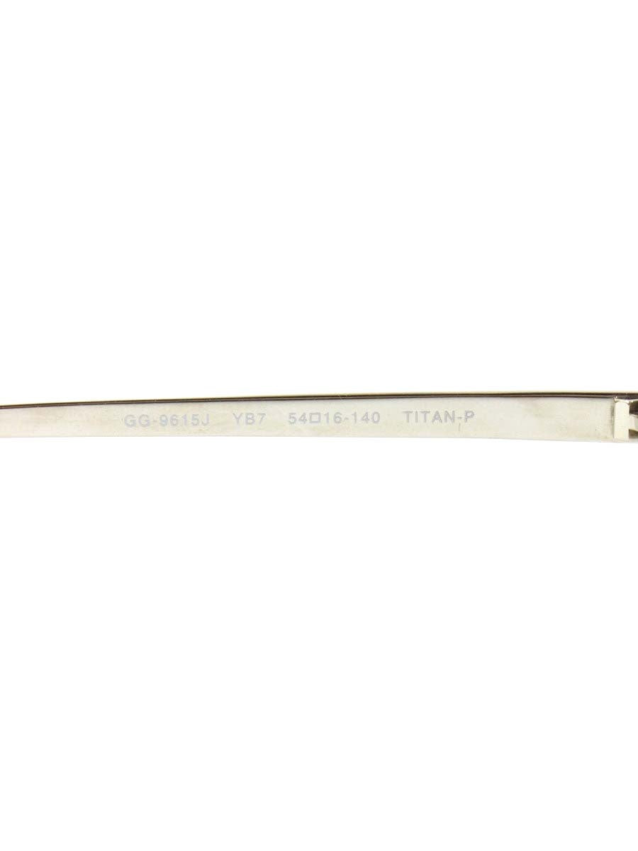 グッチ GG-9615J メガネ 眼鏡 シルバー/ブラック メタルフレーム フルリム スクエア ITTVLCLJVVX4