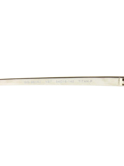 グッチ GG-9615J メガネ 眼鏡 シルバー/ブラック メタルフレーム フルリム スクエア ITTVLCLJVVX4