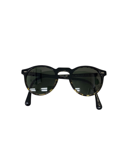 オリバーピープルズ Gregory Peck Sun OV5217S サングラス ブラック 偏光レンズ セルフレーム フルリム ボストン IT4XHNWBNJMC