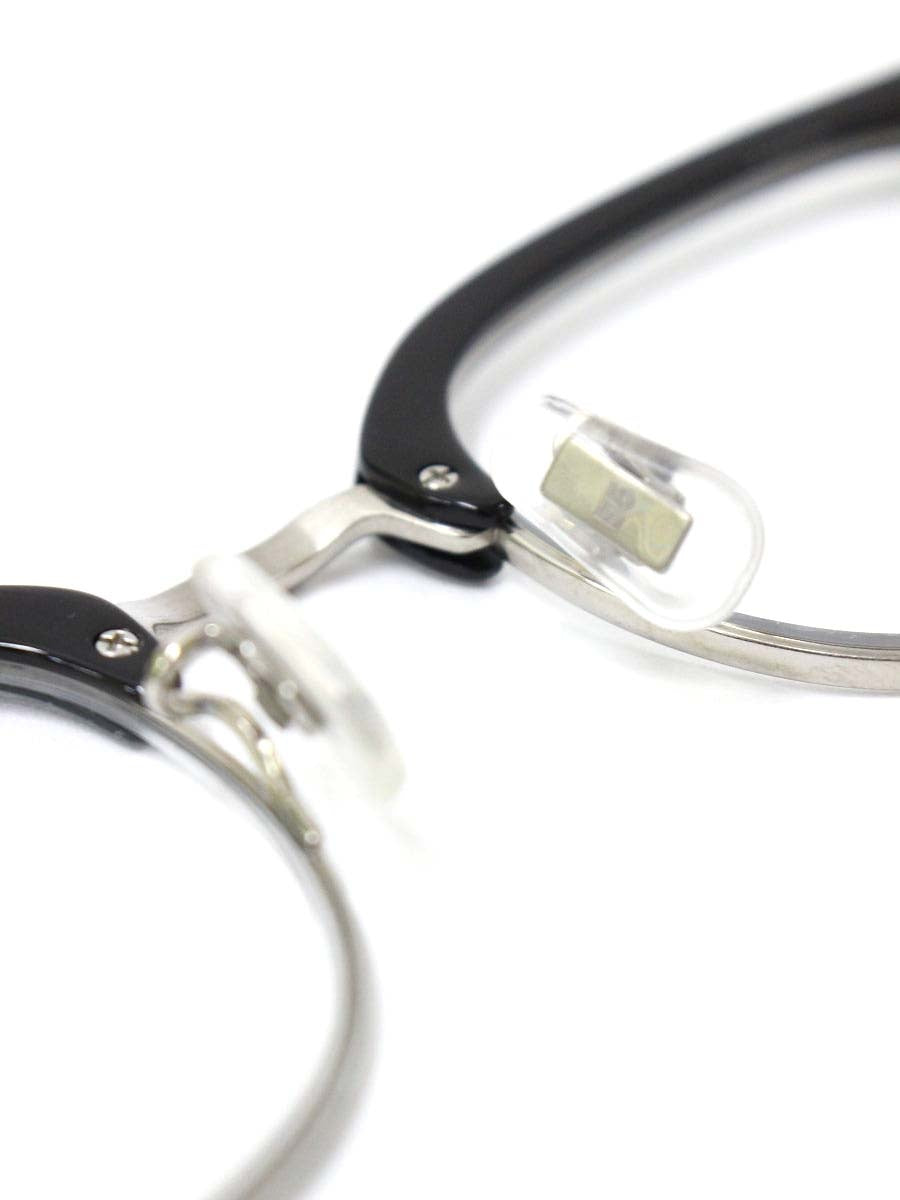 イーファイブアイヴァン C3 メガネ ブラック/シルバー セルフレーム セルフレーム IT6YJLQIUFSG