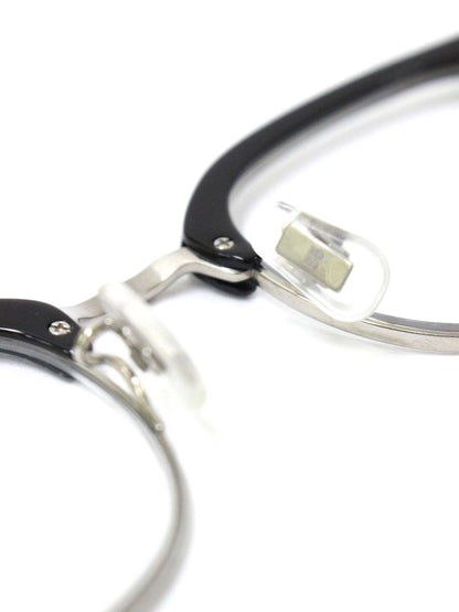 イーファイブアイヴァン C3 メガネ ブラック/シルバー セルフレーム セルフレーム IT6YJLQIUFSG