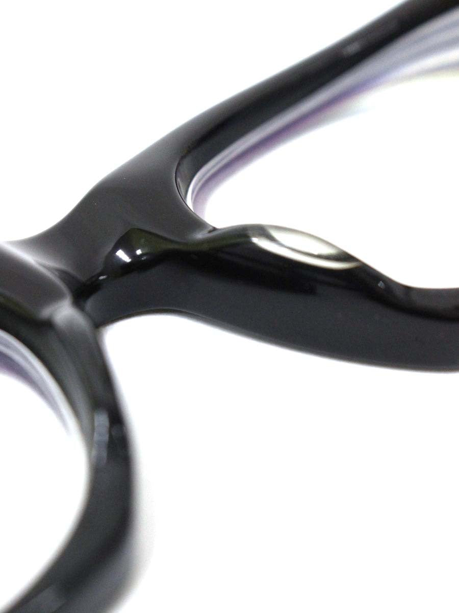 オリバーゴールドスミス VICE CONSUL-s メガネ ブラック/ゴールド セルフレーム フルリム ウェリントン IT6CJN3I7XY8