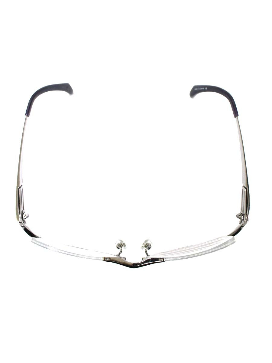 マサキマツシマ MF-1214 メガネ ガンメタル シルバー メタルフレーム ハーフリム スクエア COL.2 ITZ8OSNOOC5C