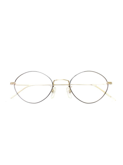 プロポ ROSA メガネ ブラウン/ゴールド メタルフレーム フルリム オーバル ITXWG542DC63