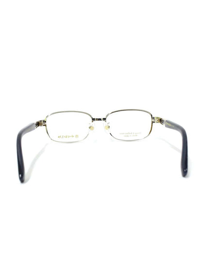 中村勘三郎 KN-2525 メガネ ネイビー コンビフレーム フルリム スクエア IT1RL10AT3Z6