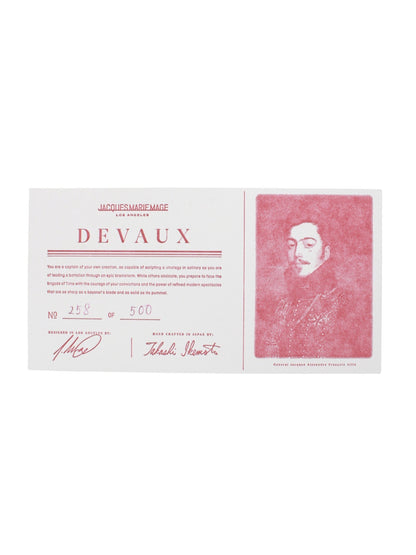 ジャックマリーマージュ DEVAUX JMMDU5A サングラス ブラック 限定生産500本 セルフレーム フルリム ウェリントン ITVXK6DPB70U