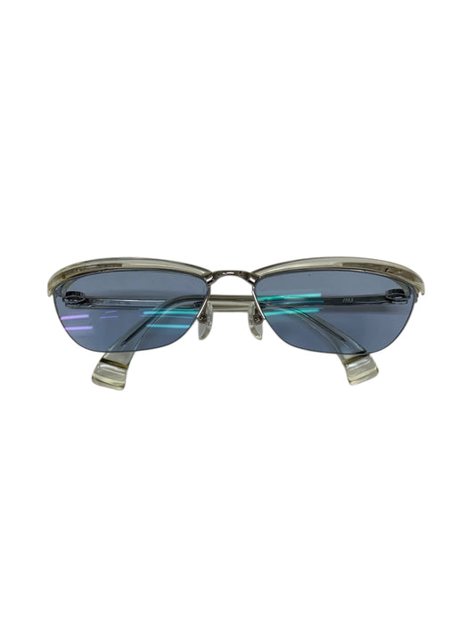 フォーナインズ M-09 メガネ 透明 セルフレーム ハーフリム スクエア ITAYG514D95C