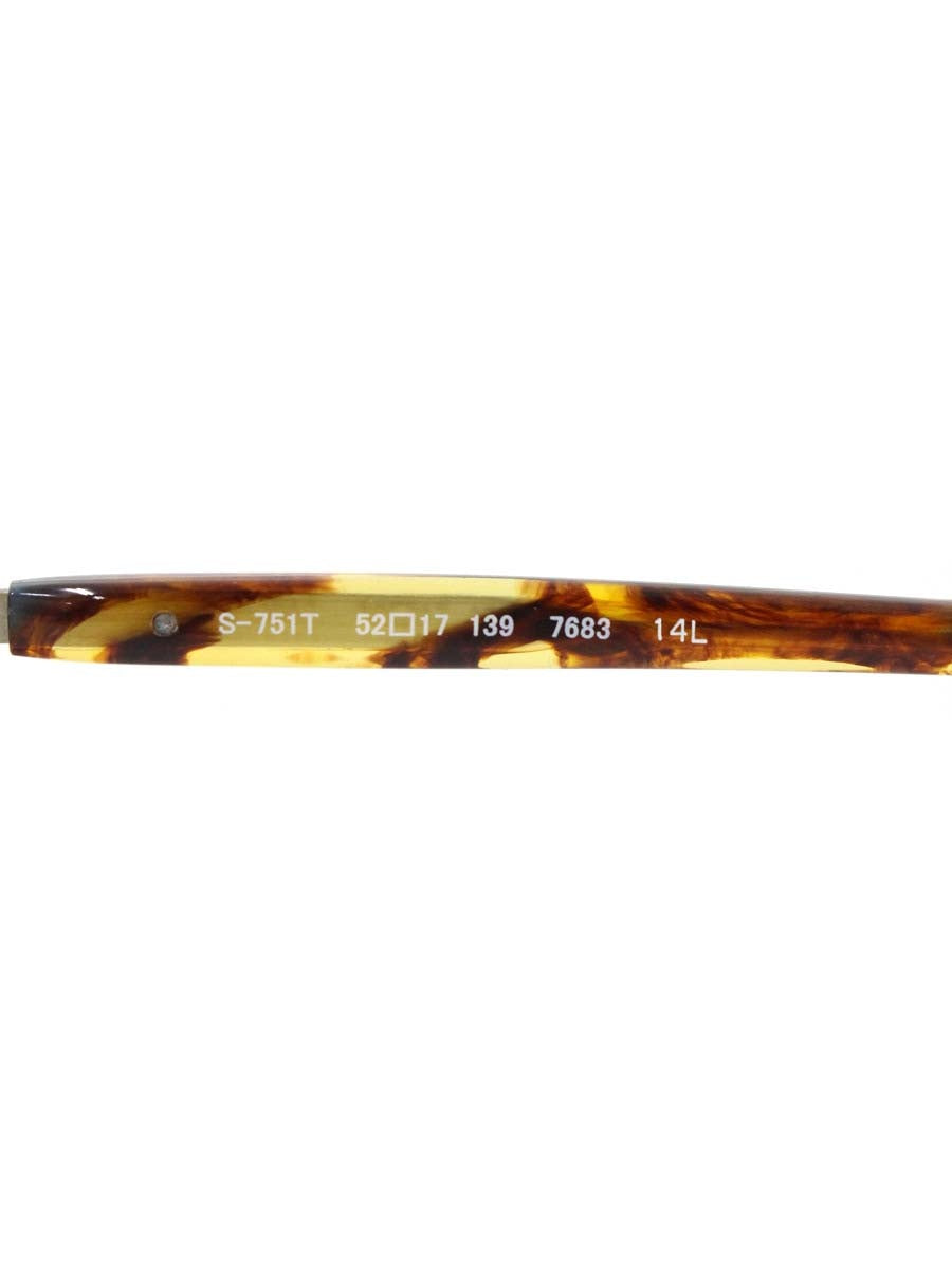 フォーナインズ S-751T メガネ ネイビー/ブラウン セルフレーム フルリム ITYK1JS7FD2Q