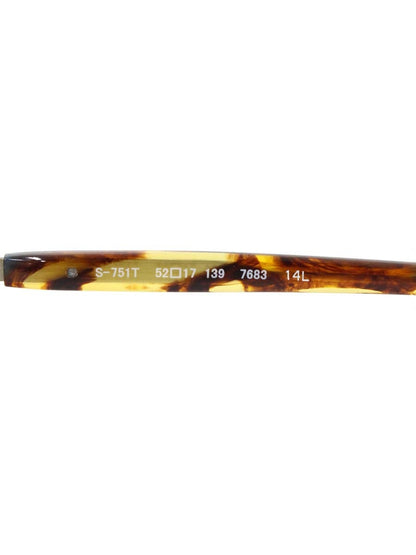 フォーナインズ S-751T メガネ ネイビー/ブラウン セルフレーム フルリム ITYK1JS7FD2Q