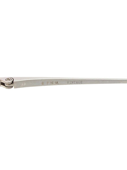 金子眼鏡 KV-96 メガネ シルバー PURE TITANIUMU ヴィンテージ BS ITLT9A6QCFOO