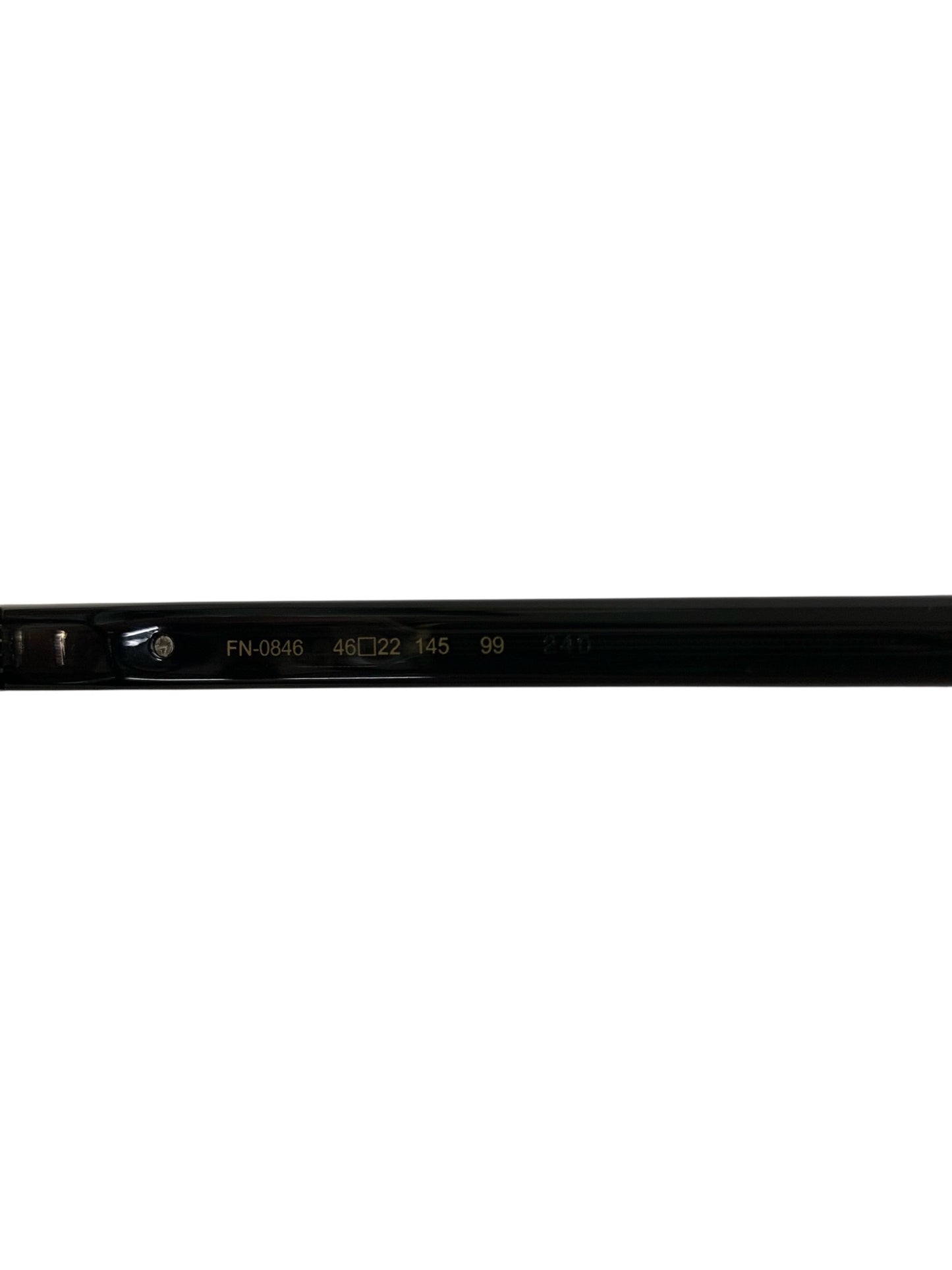 フォーナインズ FN/FOUR NINES FN-0846 メガネ ブラック ボストン セルフレーム ITTWB6FMQMRS