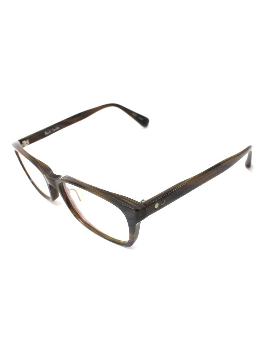 ポールスミス Woodley-J メガネ ブラウン セルフレーム フルリム スクエア IT7HXL2AJK4A