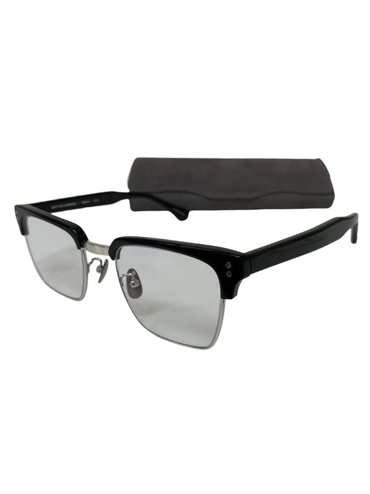 ユナイテッドアローズ 【別注】 KANEKO OPTICAL（金子眼鏡） Mont メガネ シルバー/ブラック コンビ フルリム サーモントブロー ITSEJJUPFWHE