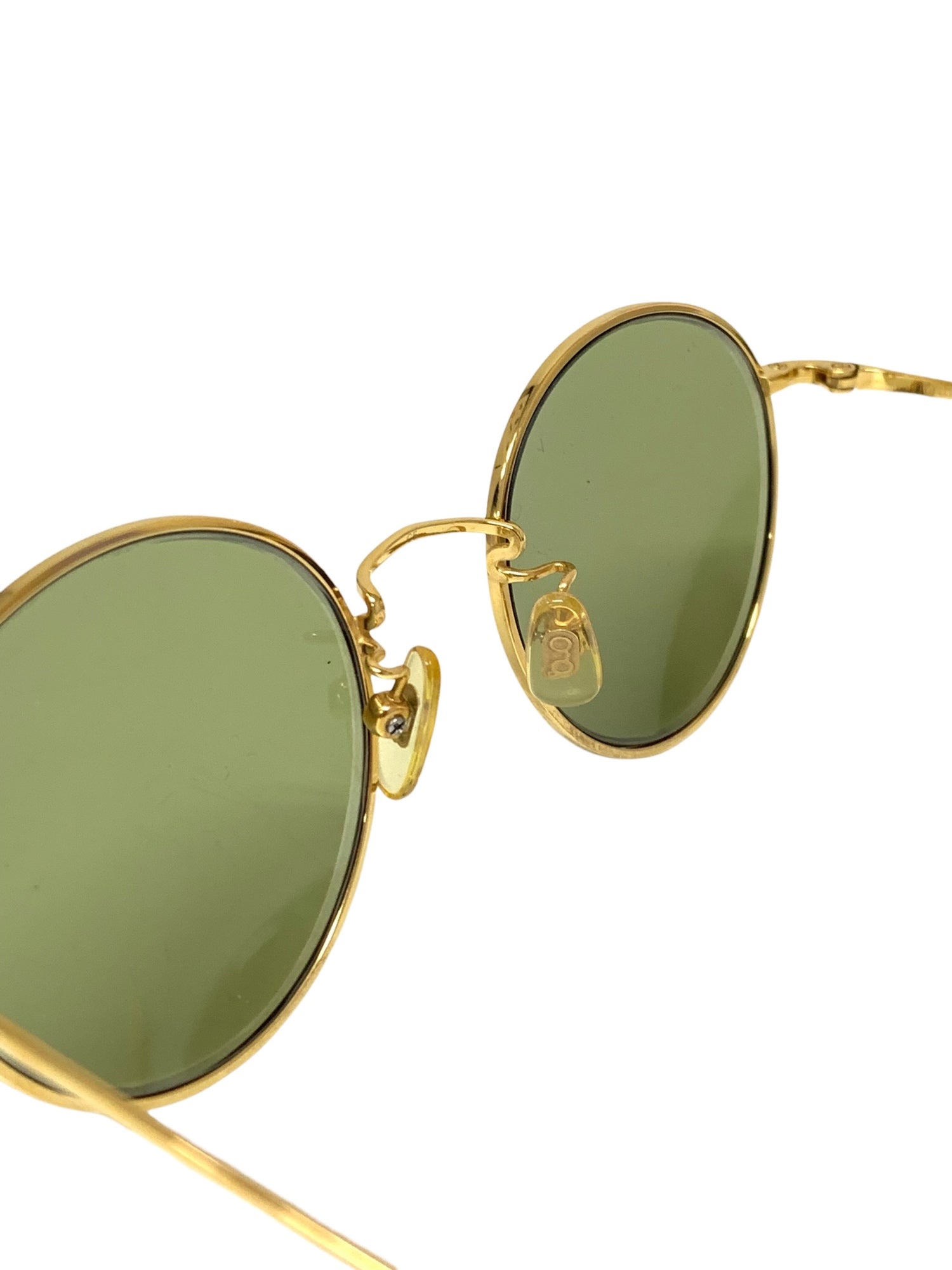 白山眼鏡店 C5 サングラス ゴールド ラウンド | 中古メガネ通販ビー