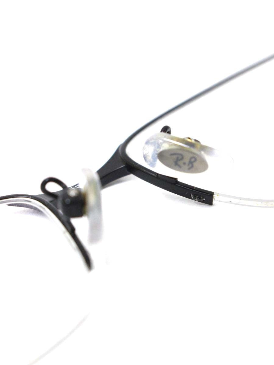 レイバン RB6453D メガネ ブラック ハーフリム メタルフレーム スクエア ITFEM1OAX3CY