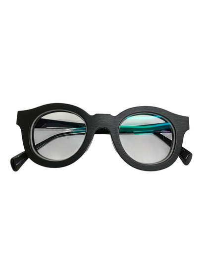 ジャックデュラン atelier Jacques Durand Plus is + 164 メガネ ブラック セルフレーム フルリム ボストン ITQP3PWAH3HC