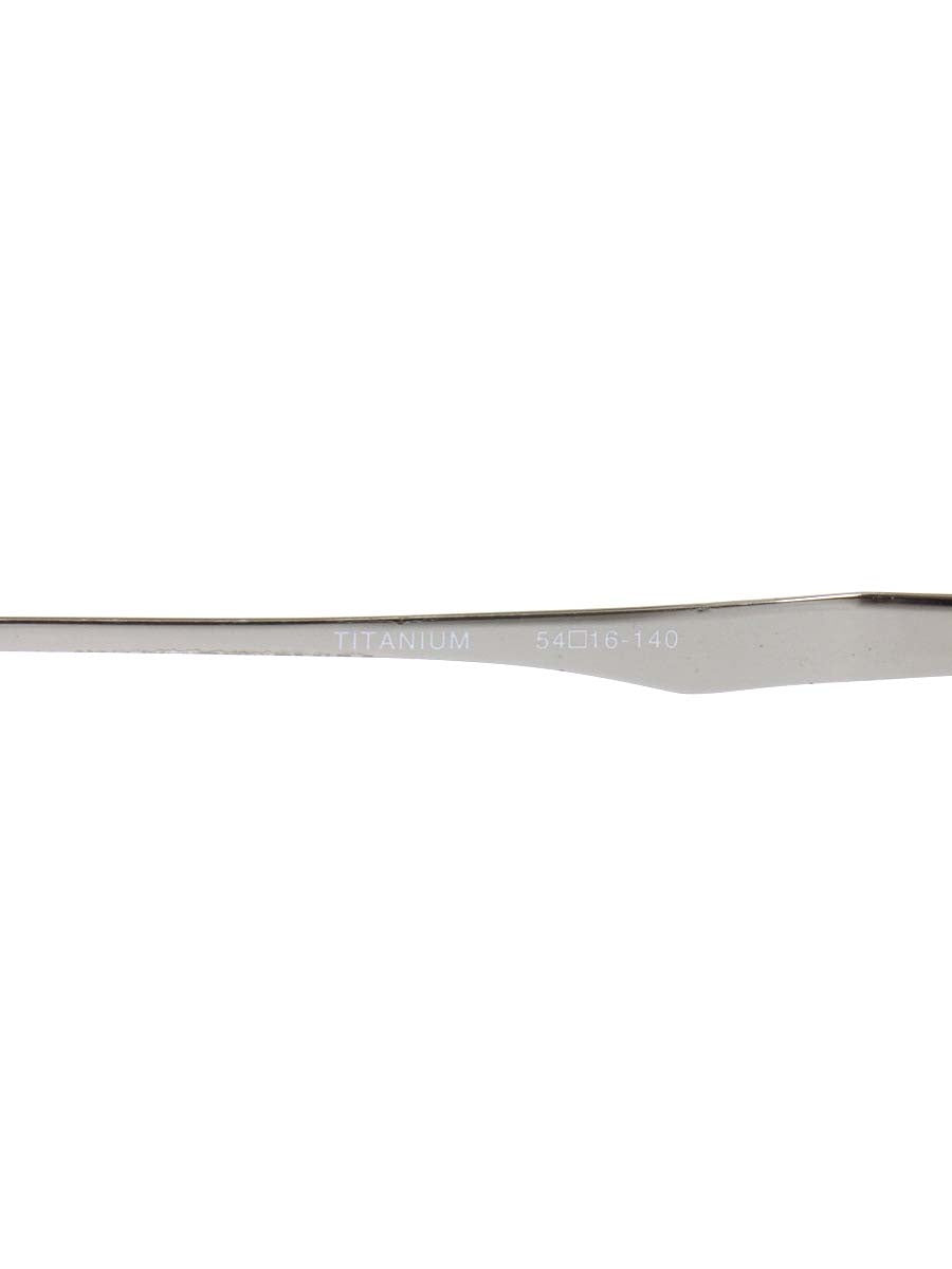 プラスミックス PX-13573 メガネ メタルシルバー/グレー スクエア メタルフレーム TITANIUM ITFOHDMM1H9K