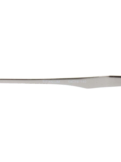 プラスミックス PX-13573 メガネ メタルシルバー/グレー スクエア メタルフレーム TITANIUM ITFOHDMM1H9K